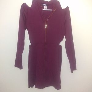 ✨NWOT Maroon  Mini dress Never Worn
